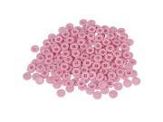 200pcs 1.5cm Resin Four hole Round Buttons for Clothing Home Textiles Pink