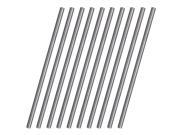 100mm x 3.5mm Silver Tone HSS Boring Tool Round Lathe Bar Rods 10 Pieces
