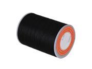 Black 3 Ply DIY Round Waxed Polyester Cord Leather Sewing Thread Cord 300M