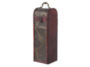 Natural Wooden Vintage Wine Bottle Box Case Holder for Gift Holds 1 Bottle
