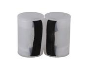 2pcs 39x25mm Ukulele Guitar White Transparent Finger Rhythm Sand Shaker Ring