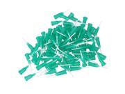 BQLZR 100PCS Green Spiral Connector Dispensing 18G 1 2 Inch PP Blunt Needle