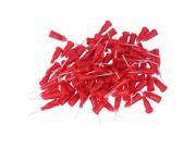 BQLZR 100PCS Red Spiral Connector Dispensing Needle 25G 1 2 Inch PP Blunt Needle