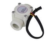 1 60L min G3 4 Industrial Water Flow Control Sensor White Meter Flowmeter
