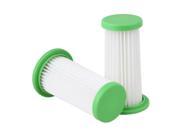 2x Green Practical Reusable Vacuum Cleaner Dust Pleated Hepa Premotor Filter