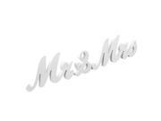 Mr and Mrs Sign Letters Wooden Standing Top Table Wedding Decoration White