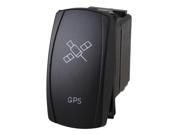 BQLZR 5 Pin GPS Pattern Orange DC12V 24V Rocker Switch for Steamship
