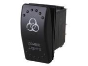 BQLZR CE Certified DC12 24V Blue 5Pin ON OFF Four Rings Rocker Switch