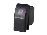BQLZR Red DC12-24V Waterproof 5pin Rocker Switch ON-OFF Dual BQLZR Red DC12-24V Waterproof 5pin Rocker Switch ON-OFF Dual