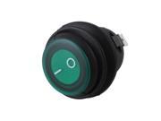 BQLZR DC12V 16A Car Auto grass color LED 3Pin ON OFF Round Rocker Toggle Switch