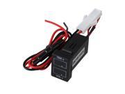 Digital Volt Temp with Red Blue Display DC12 24V for Toyota New Type NT TEM VOL