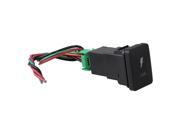 Double Orange LED DC12 24V Switch Harness with S NT USB Lightning for TOYOTA