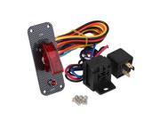 BQLZR 12V Red Engine Start Toggle Switch Button Panel Relays for Racing Car
