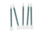 BQLZR 3.5mm FMC08 24 Spiral Dispenser Green Square Static Mixer Nozzle Pack of 5