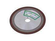 BQLZR 100x10x16mm 150Grit Grinder Cutting Deburring Disc Shape Diamond Grinding Wheel
