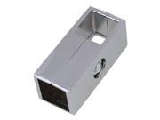 BQLZR 2 Way Clamp Tube Connector for 25mm Square Pipe Goods Shelf Exhibition Stand
