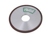 BQLZR 125x6x32x4mm 150Grit Grinder Cutting Deburring Disc Shape Diamond Grinding Wheel