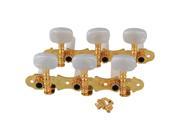 BQLZR 2PCS Zinc Alloy Classic Guitar Tuning Pegs with Mica Color Machine Heads 1L1R