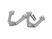 BQLZR 2PCS SCX0011 Alloy Silver RC 1 10 Model Car Front Shock Tower for AXIAL SCX10