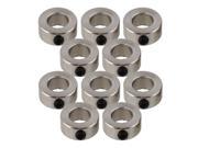BQLZR 10 Pieces 6.05 mm Metal Bushing Axle Stainless Shaft Sleeve Fit For 6mm Motor