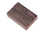 BQLZR 110x37x25mm Wooden Sealed N B Pickup Cover for 5 String Bass Guitar Set of 2