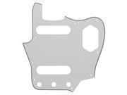 BQLZR Anti scratch Electric Guitar Pickguard Plate 3 Ply PVC SS Vintage White