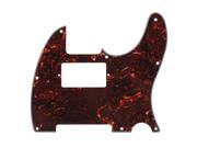 BQLZR 4 Ply Electric Guitar Pickguard Scratch Plate Dark Brown Tortoise Shell