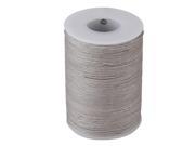 BQLZR Leather Craft Tool Round 0.5mm Polyester round wax line Light Gray Sewing Craft
