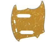 BQLZR Golden Pearl Color 20 Holes 4ply Scratch Plate for Mustang Guitar Parts