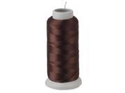 BQLZR 1500 Yard Nylon Sewing Thread for Leather Bag PU Product Stitches Coffee