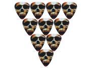 BQLZR Lighweight 0.7mm Thick Guitar Plectrums Pick Durable Celluloid Set of 10