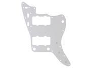 BQLZR Anti scratch 1 PLY 17 Hole White Guitar Pickguard Humbucker Scratchplate