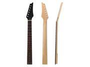BQLZR Black 24 Fret Maple Square Heel 6String Electric Guitar Neck Replacement