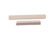 BQLZR 56x7.2x3mm Saddle 36x6.2x3.5mm Nut Replacement for Ukulele Guitar Beige