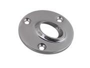 BQLZR 1 Inch 45 Degree Marine Deck Handrail Round Base Plate for Boat Fitting