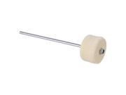 BQLZR 190MM Stainless Steel Handle Felt Bass Drum Beater for Any Music Style