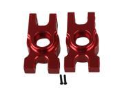 BQLZR 2PCS Alloy Rear Hub Carrier L R for HSP RC 1 16 Largefoot Car Red