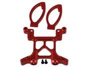 BQLZR 3x Alloy Front Upper Arm Front Shock Tower for HSP RC 1 16 Largefoot Car Red