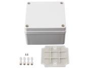 BQLZR Waterproof Outdoor Plastic Electrical Junction Project Box 120x120x75mm