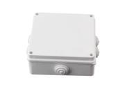 BQLZR 150x150x70mm White IP55 Waterproof Plastic ABS Junction Electrical Box