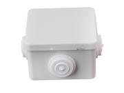 BQLZR IP44 Plastic Sealed Waterproof Junction Box with Rubber Bungs 80x80x50mm
