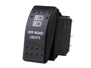 BQLZR DC12 24V Car Boat ON OFF 5pin Rocker Switch with Off Road