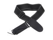 BQLZR 80x5x1.3cm Black Polyester Guitar Strap Belt Strip for Guitar Parts