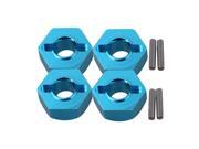 BQLZR 4Piece Blue 113696 Wheel Hex Hub Mount for HPI RS4 SPORT3 RC1 10 On Road