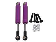 BQLZR 2PCS Purple Aluminum F75001 Shock Absorber Upgrade Parts for RC1 10 Cars