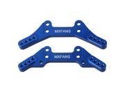BQLZR 2Pieces Dark Blue Front Rear Shock Tower for HPI RS4 SPORT3 RC1 10 On Road Car