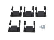 BQLZR 4Set Black Bilateral Pressure Cable Junction Box with T06 MM3S Terminal