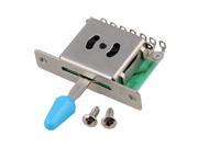 BQLZR Chrome Plated Blue Hat Cap Electric Guitar 3 Position Selector Switch