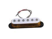 BQLZR Humbucker Double Coil Neck Pickup 7.3k ohms White for Electric Guitar