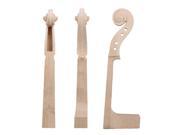 BQLZR Maple 3 4 Cello Neck for Repairing DIY Musical Instruments Parts Wooden